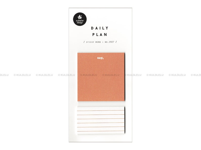 Suatelier Sticky Memo Daily Plan Say