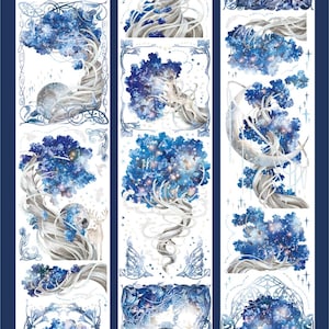 Sample Washi Tape Shine - World Tree Blue