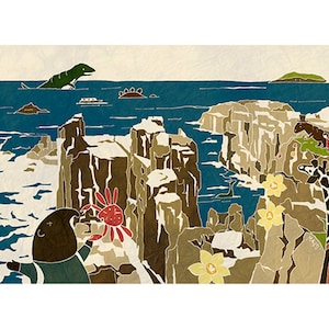Pocztówka Who Mails Adachi Masato - Fukui Tojimbo