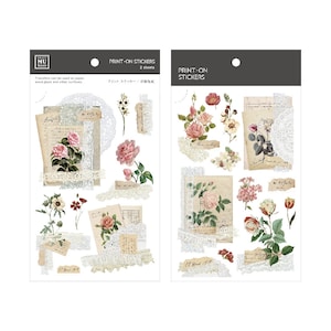 MU Print-On Transfer Stickers 228 - Vintage Tags 01