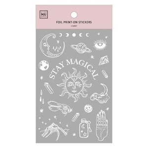 MU SilberFolie Rub-On Sticker - 01