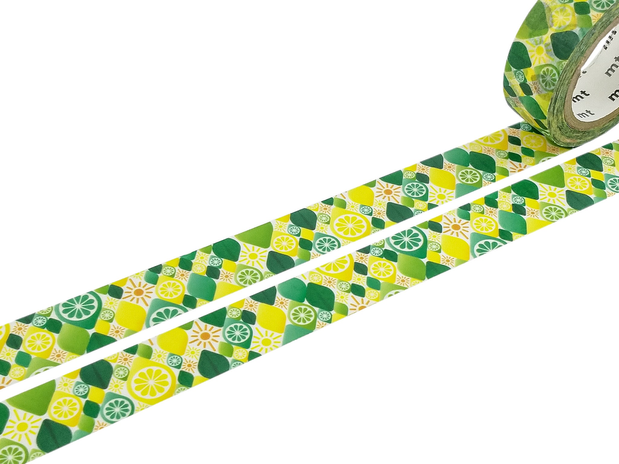 Lime Lemon Green Washi Tape PRINTABLE SHEET Perfect for Erin