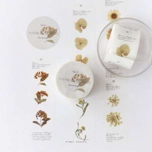 Nyret Washi Tape J - Herbarium