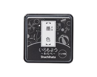 Mini tampon encreur Shachihata Iromoyo - Noir