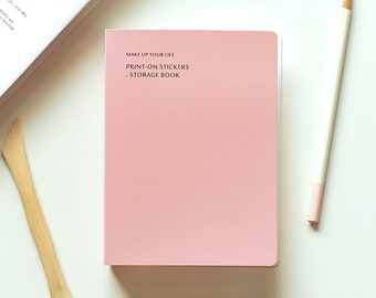 MU | Sticker Storage Book - Dusty Rose