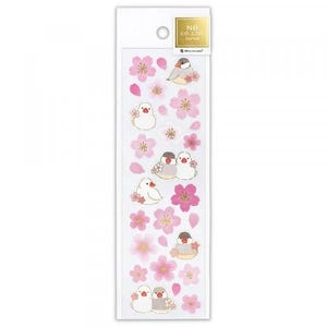 Stickers Washi NB Co. - Moineaux Sakura et Java