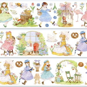 Monster washitape Mist Studio - Rose's Afternoon Tea