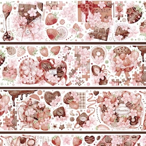 Sample PET-tape Charlie: chocolade
