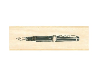 Beverly Rubber Stamp - Fountain Pen