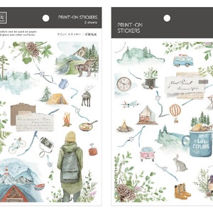 MU | Print-On Stickers 188 - Wanderlust