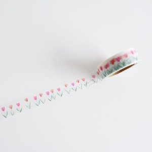 Yohaku Washi Tape Y124 - Tulipano