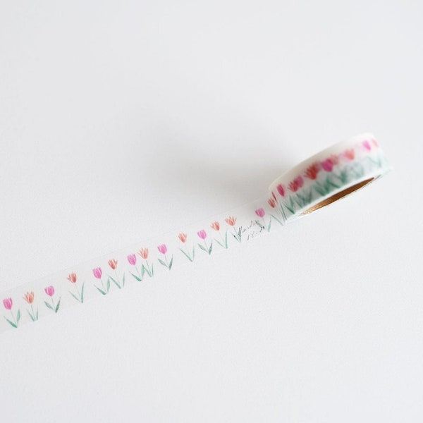 Yohaku Washi Tape Y124 - Tulip