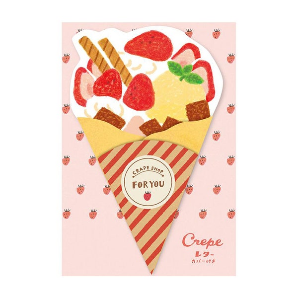 | de papier Furukawa Lettre crêpe - Chocolat à la fraise