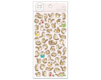 Mindwave Washi Stickers Small Animal 81232 - Chipmunks