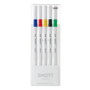 Uniball EMOTT Fineliner Marker Set - Levendige kleur