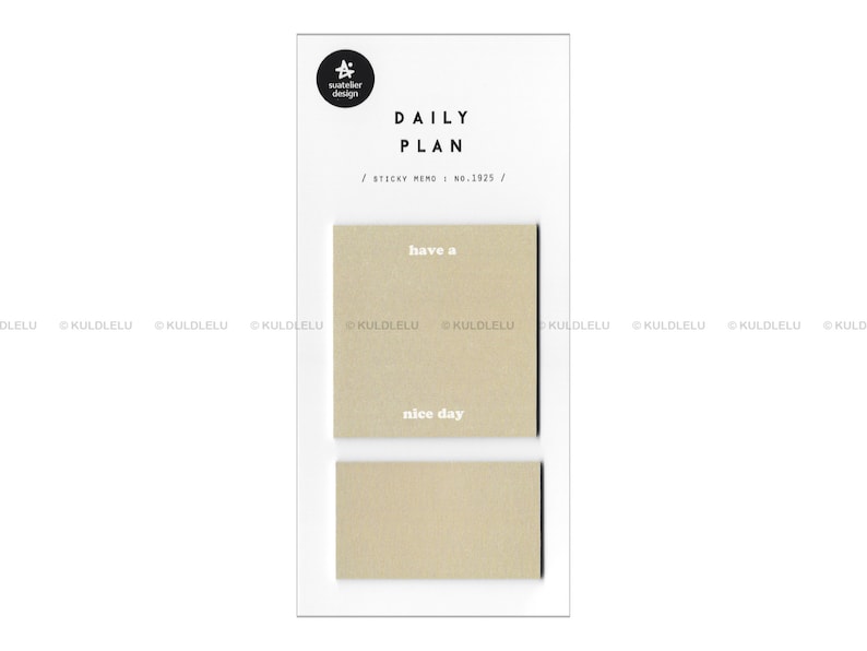 Suatelier Sticky Memo Daily Plan Have A Nice Day