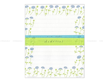 Nishi Shuku japanische Floral Letterset - Didiscus