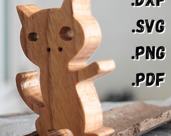Wooden character Pattern Vector for Laser Cutting CNC, Three layers,  Instant download - dxf svg pdf png