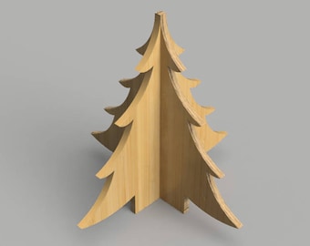 Tree of chrismass Pattern Vector for Laser Cutting CNC, Instant download - SVG - DXF