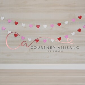 Simple Valentine&#39;s Digital Backdrop