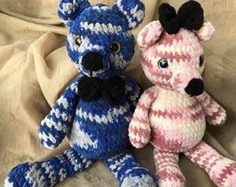 Cuddly Emma Bear, Crochet Pattern, Crochet, Bear, Amigurumi, Soft Bear, Stuffed Animal, Emma Bear, Toys, Crochet Bear, Bear Pattern, Cuddly