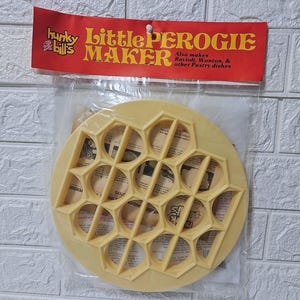 Vintage Hunky Bills lilla Perogie Pierogi Maker formpress tillverkad i Kanada