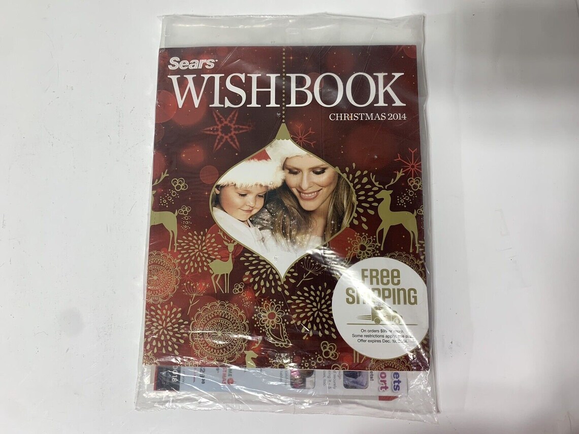 SEALED 2014 Sears Christmas Wish Book Catalog Canada 2010s