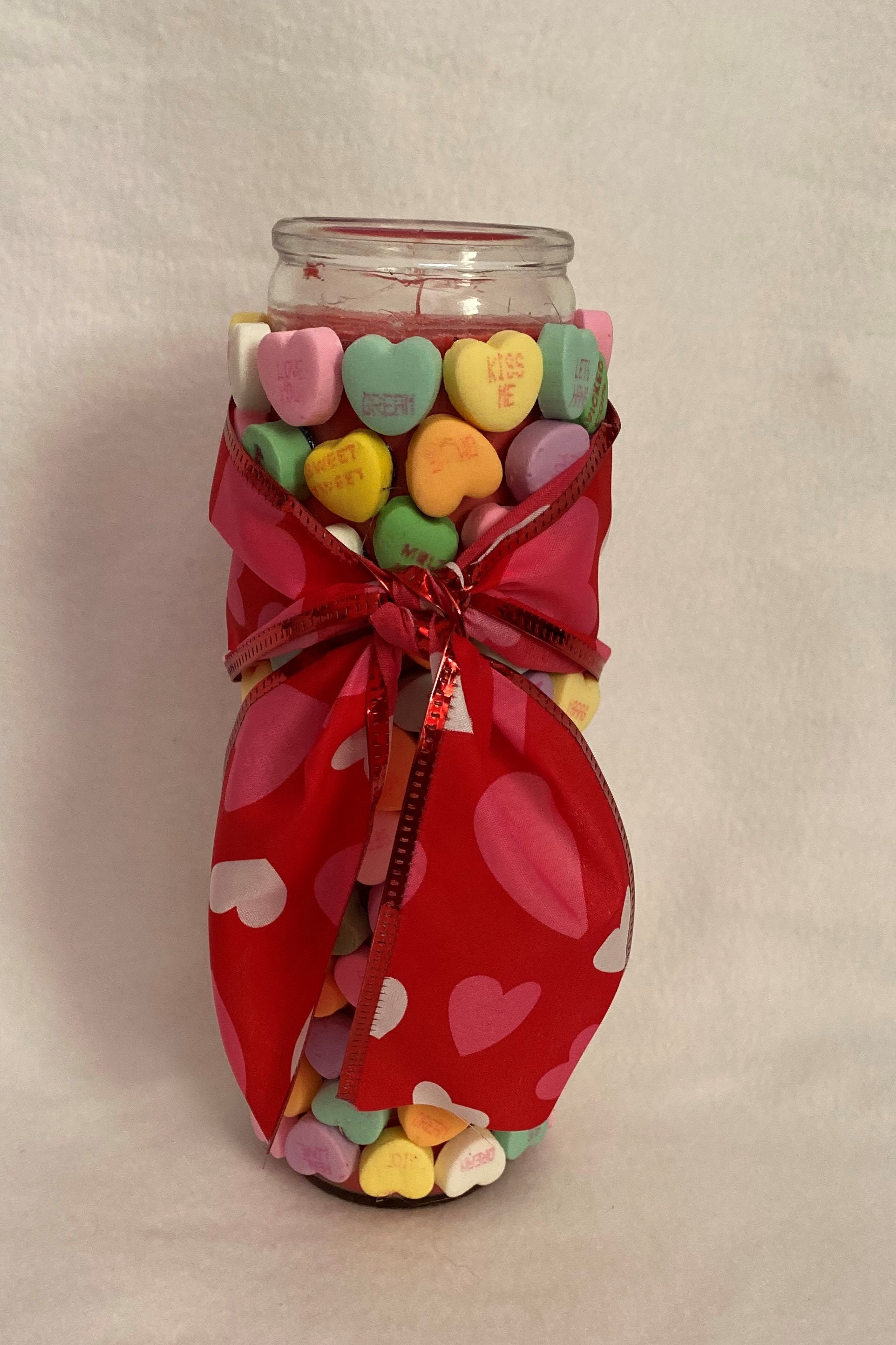Valentine Conversations Candy Candle Etsy