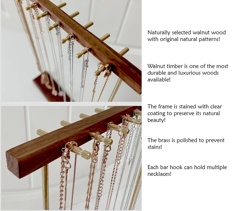 Medium Pendant Stand Necklace Hanger Organizer Storage Display Etsy