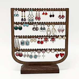 Very Practical and Beautiful Earrings Organizer Unique Design Simple Elegant Jewelry Display Stand Home Dorm Store Trade Show