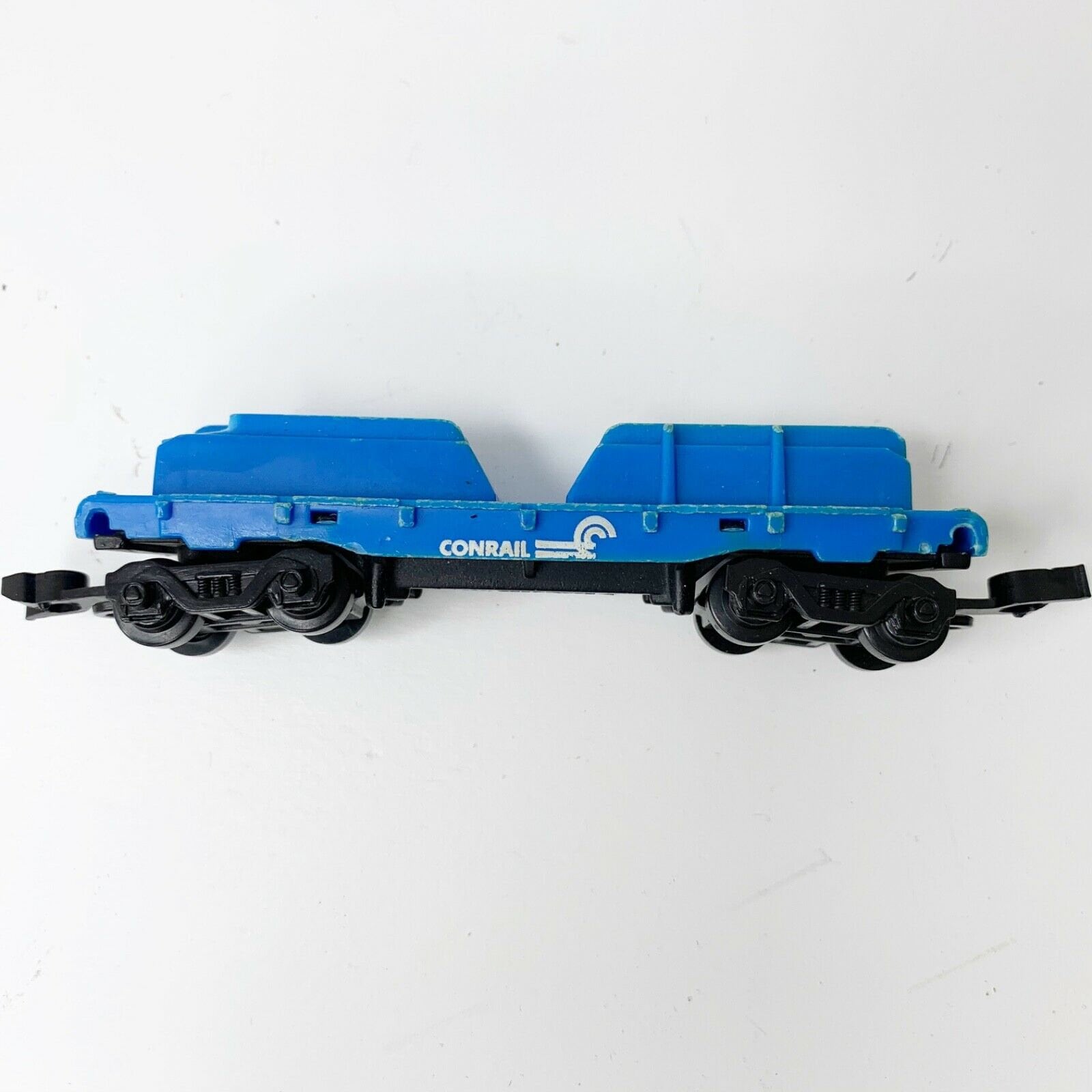 Mattel Hot Wheels Railroad Sto N Go Conrail Blue FREIGHT CARRIER 1983 