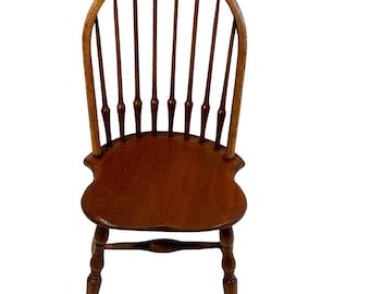 Vintage Dollhouse Miniature Artisan William S Clinger Windsor Chair Comb Back
