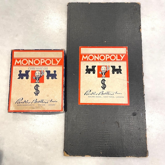 MONOPOLY ボードゲーム Parker Brothers 新品未開封 3 Vintage 30s Parker Bros Monopoly Wood Game Pieces No Board