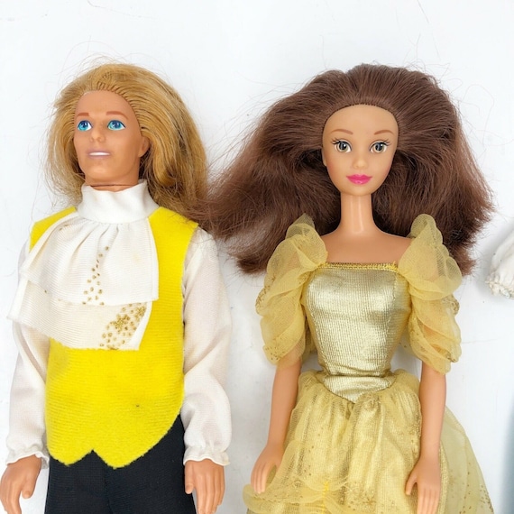 Destructief Efficiënt houder Vintage Disney Mattel Beauty and the Beast Barbie Belle and - Etsy België
