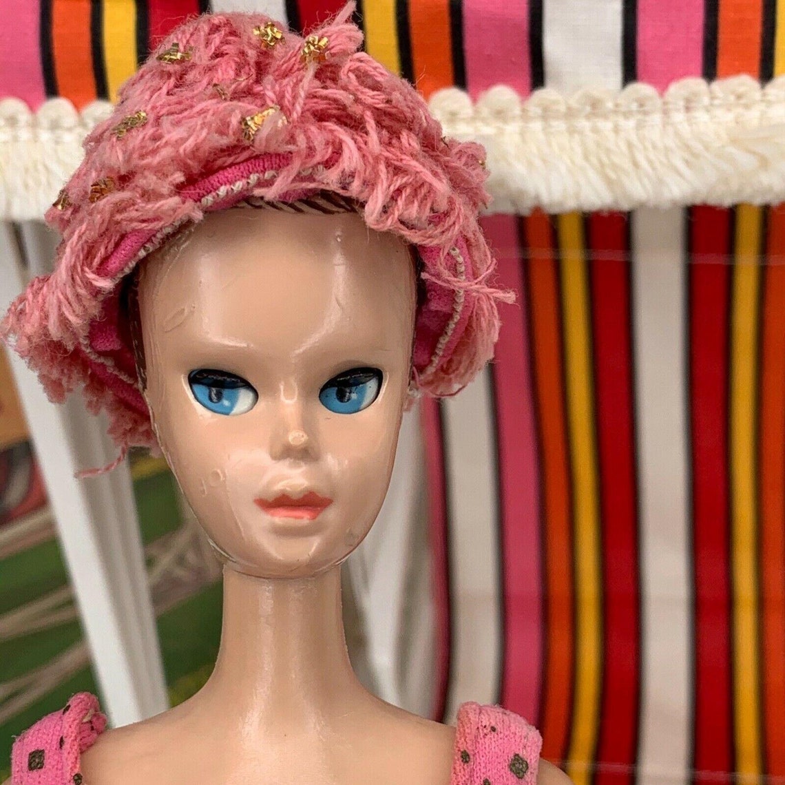 Miss Barbie Doll 1060 w/ Box Swing Wigs Plant Near Complete | Etsy