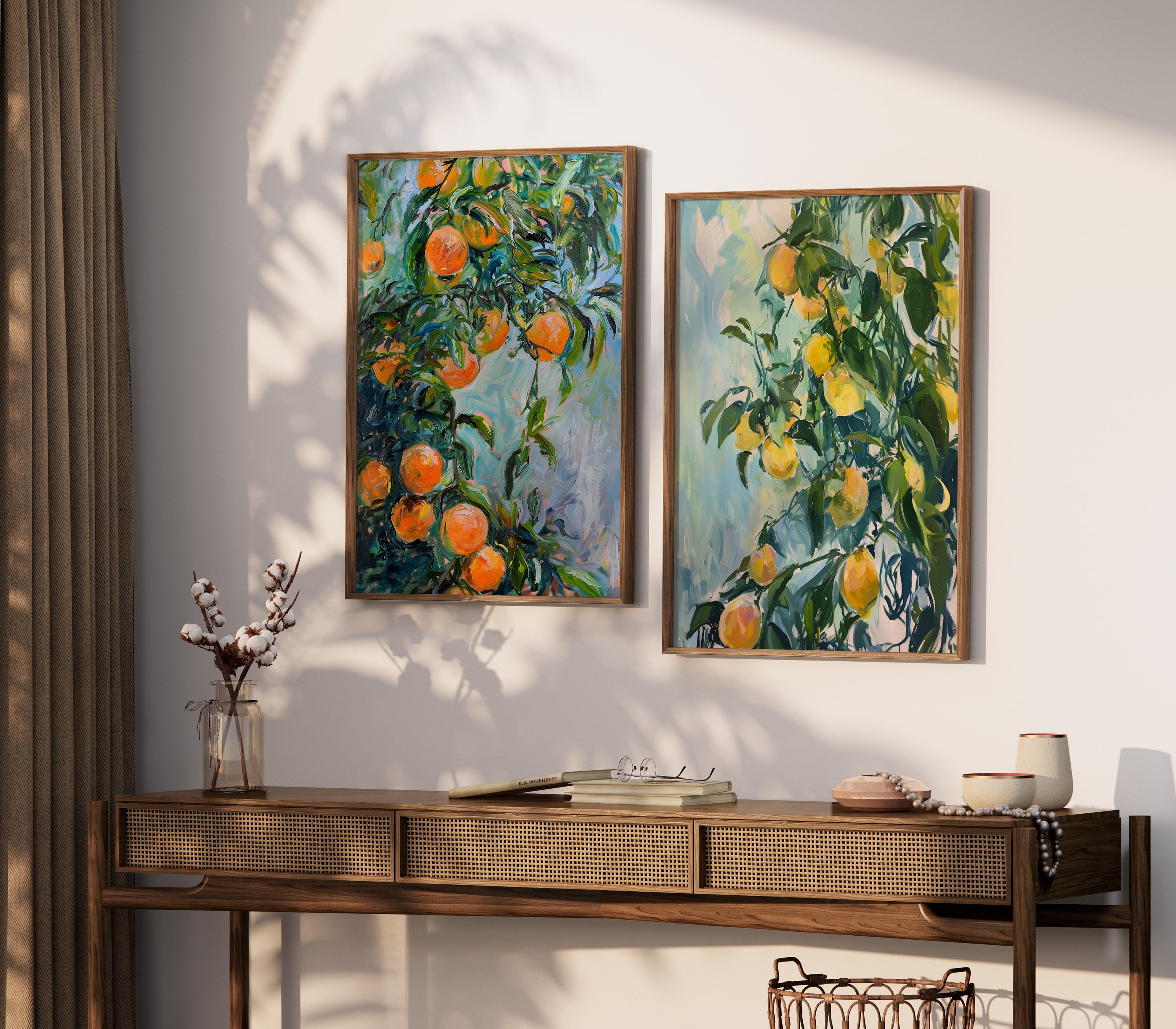 add a touch of nature to your kitchen with citrus... Fresh Citrus Art Prints, Kitchen Decor, Lemons & Oranges Fruit Wall Art ...