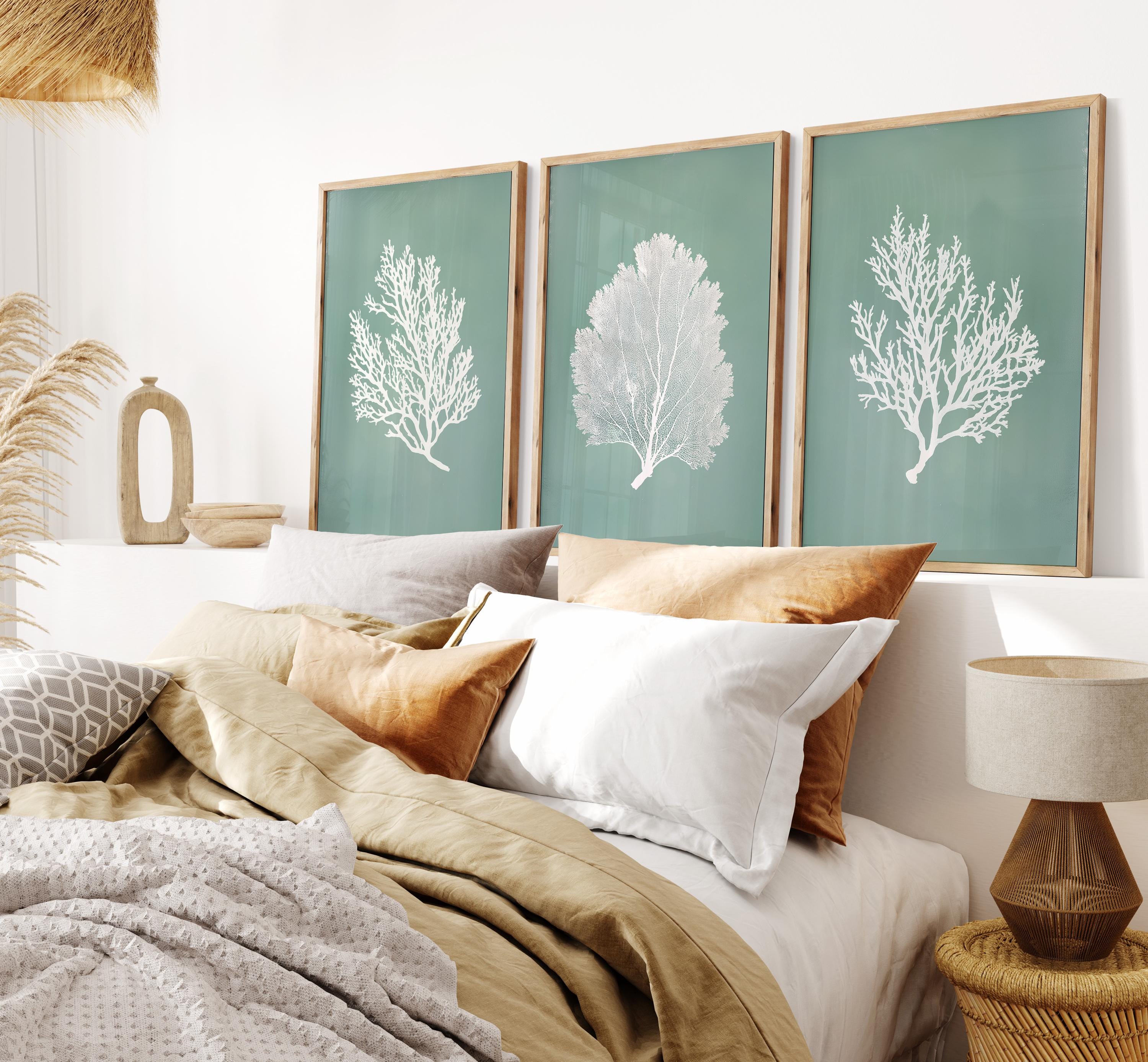 Beautiful view of Sage Green And Coral Wall Decor