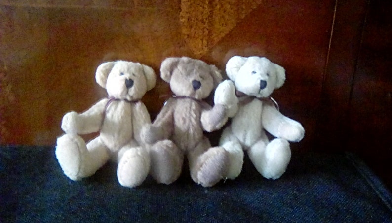vintage miniature teddy bears