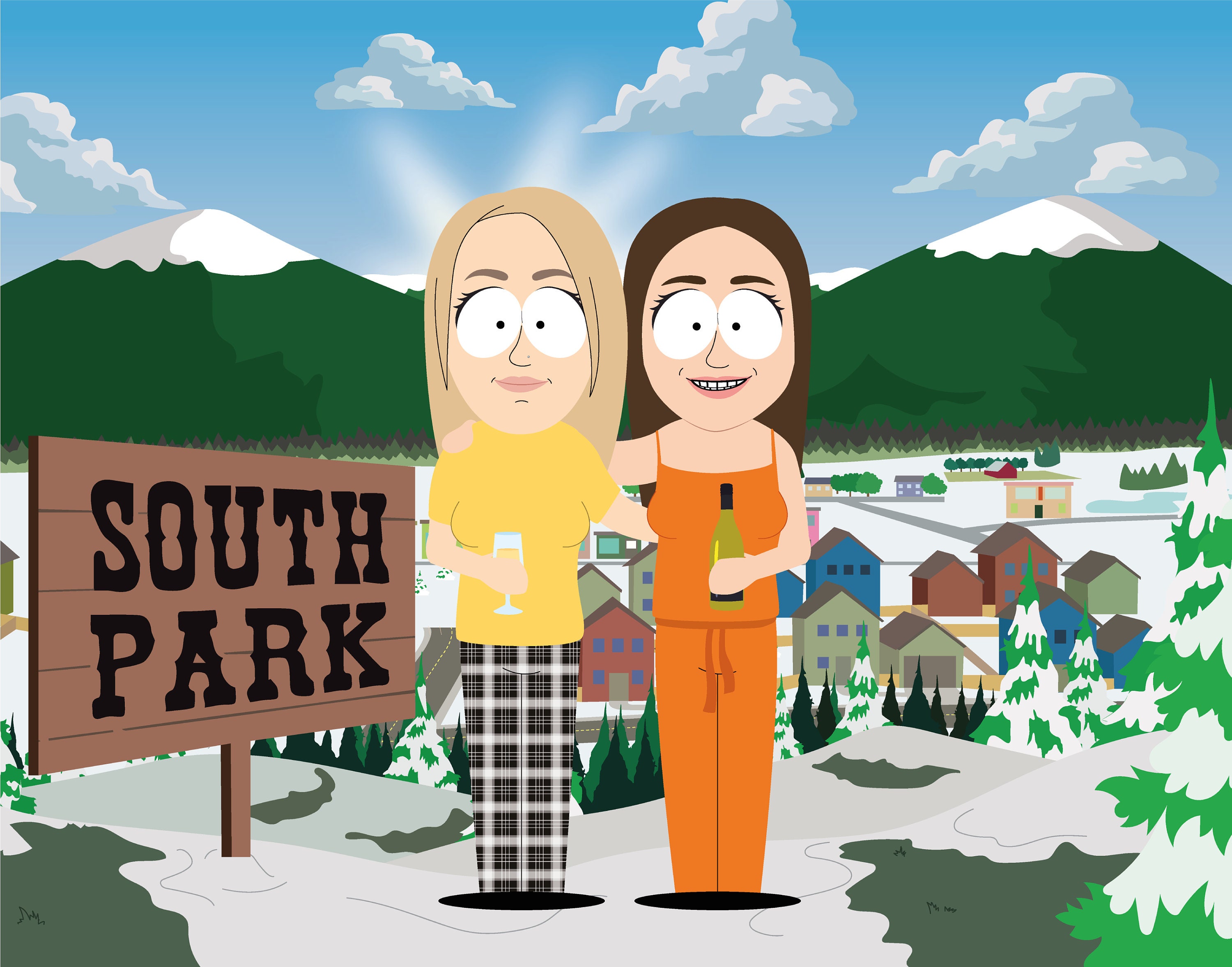 South Park Logo Sign