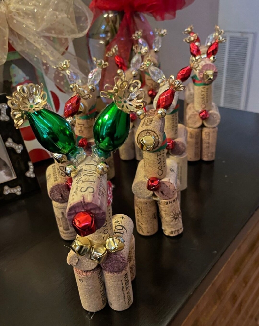 Handmade Wine Cork Reindeer - Etsy