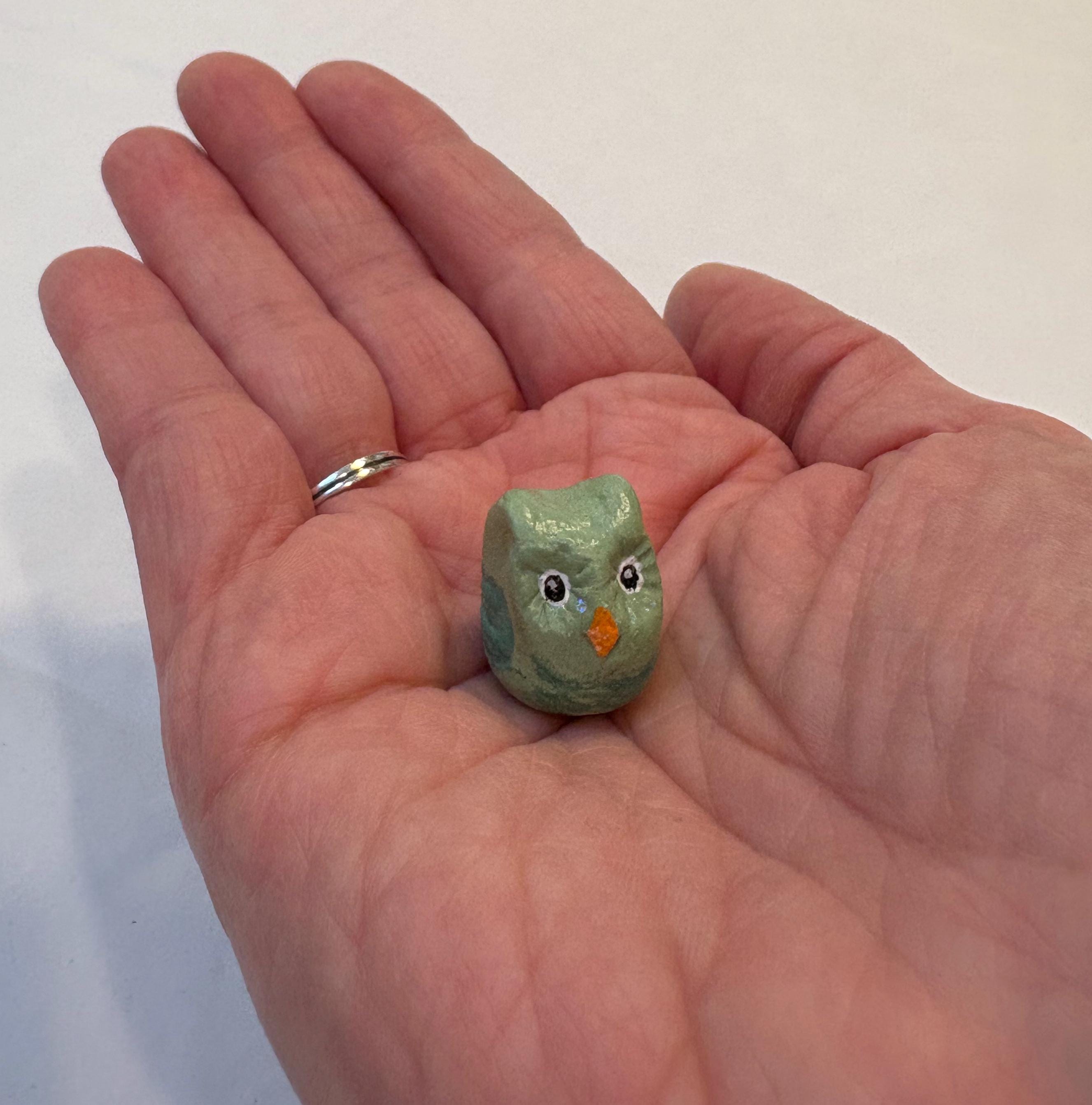 Sage the Tiny Green Owl