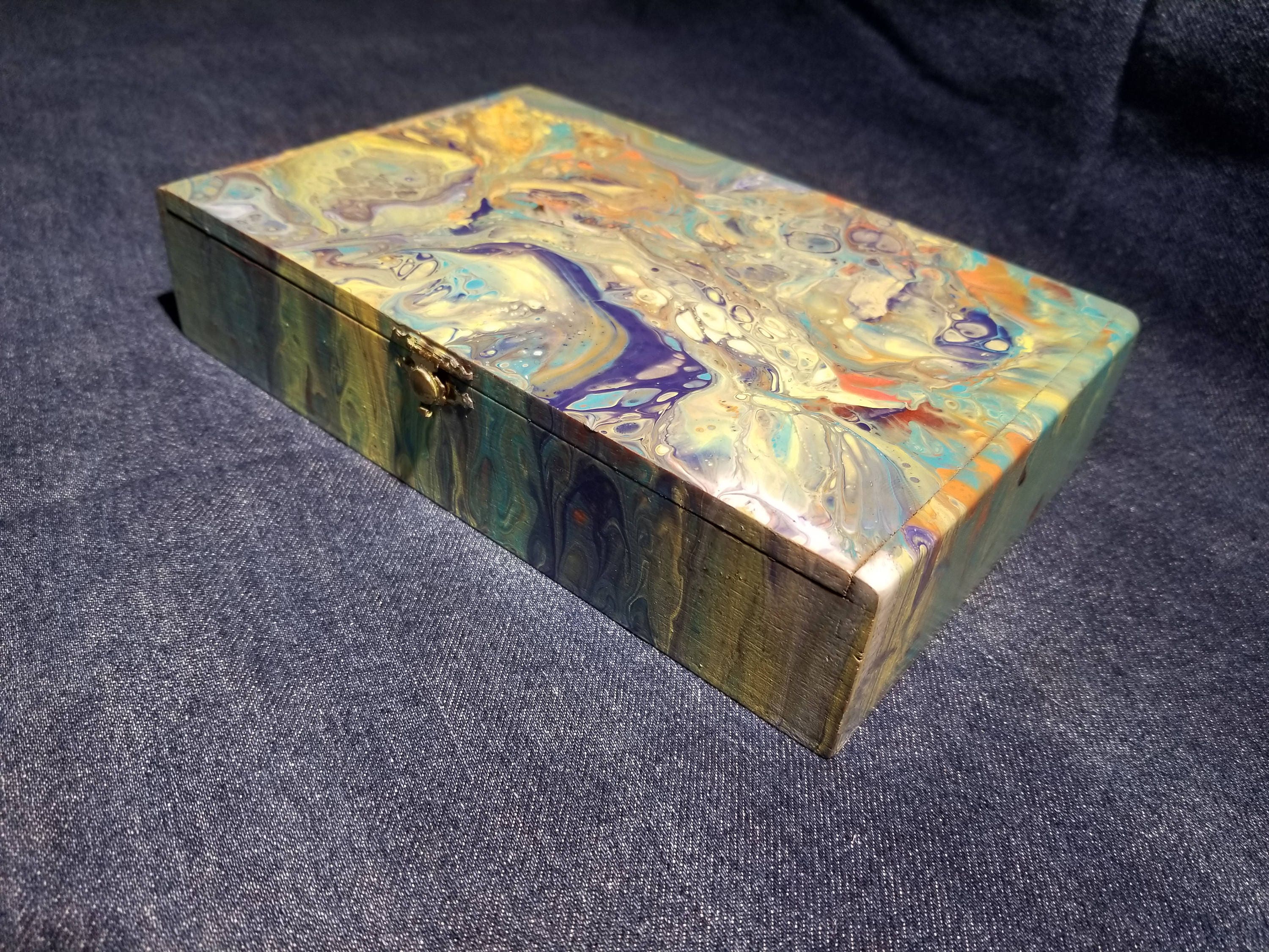 Custom painted decorative Cigar Boxes Etsy