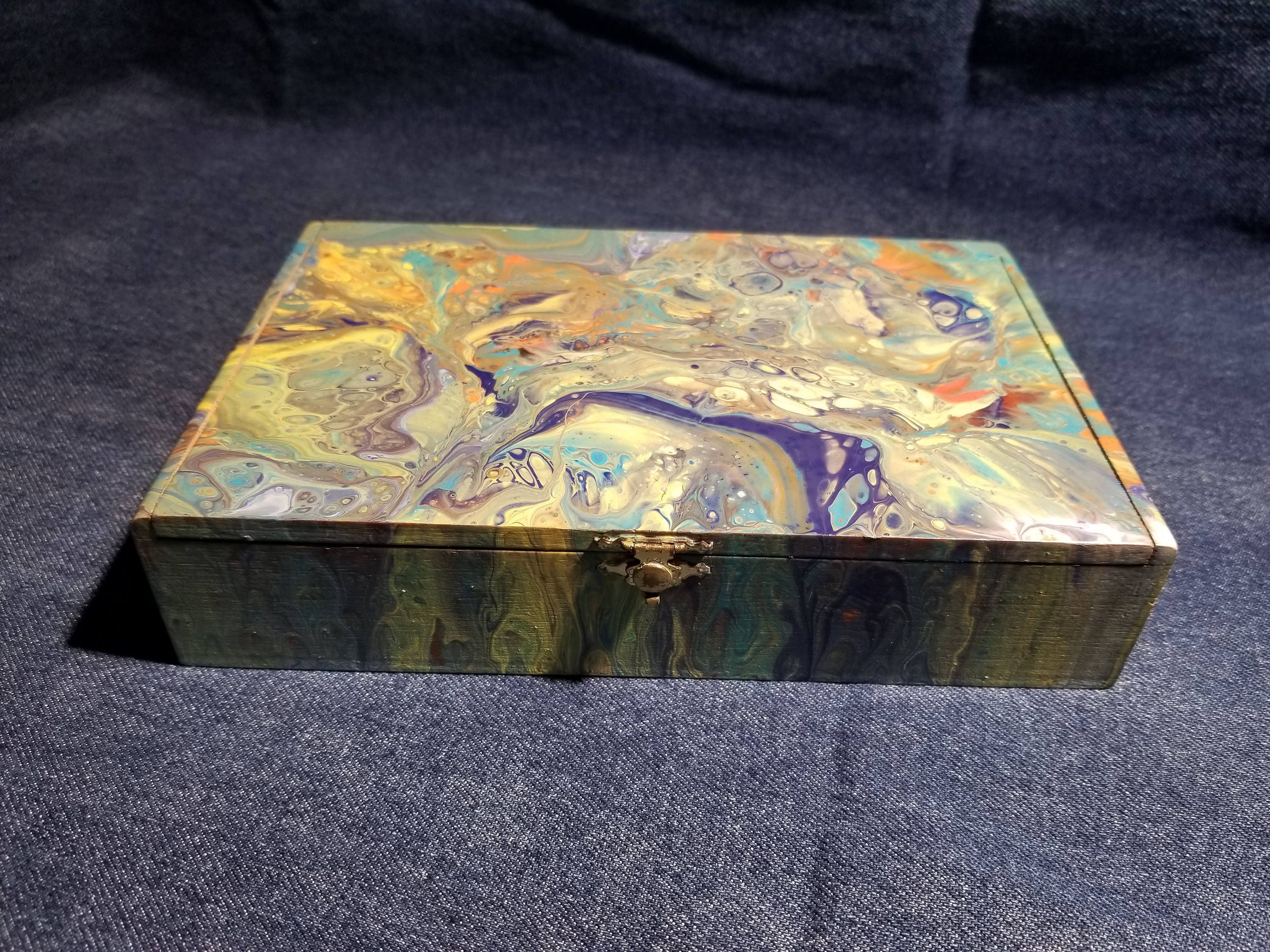 Custom painted decorative Cigar Boxes Etsy