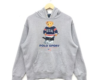 supreme hoodie teddy bear