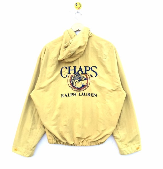 chaps ralph lauren hoodie yellow