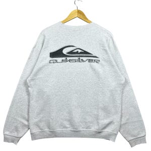 VINTAGE Distressed 90er Jahre Surfer Quecksilber Sweatshirt Pullover Pullover