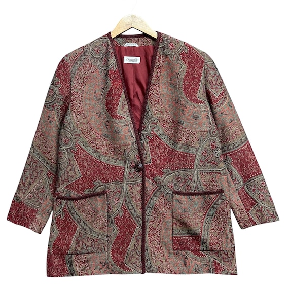 Missoni, VINTAGE 90s Missoni Donna Blazer lining pocket classic