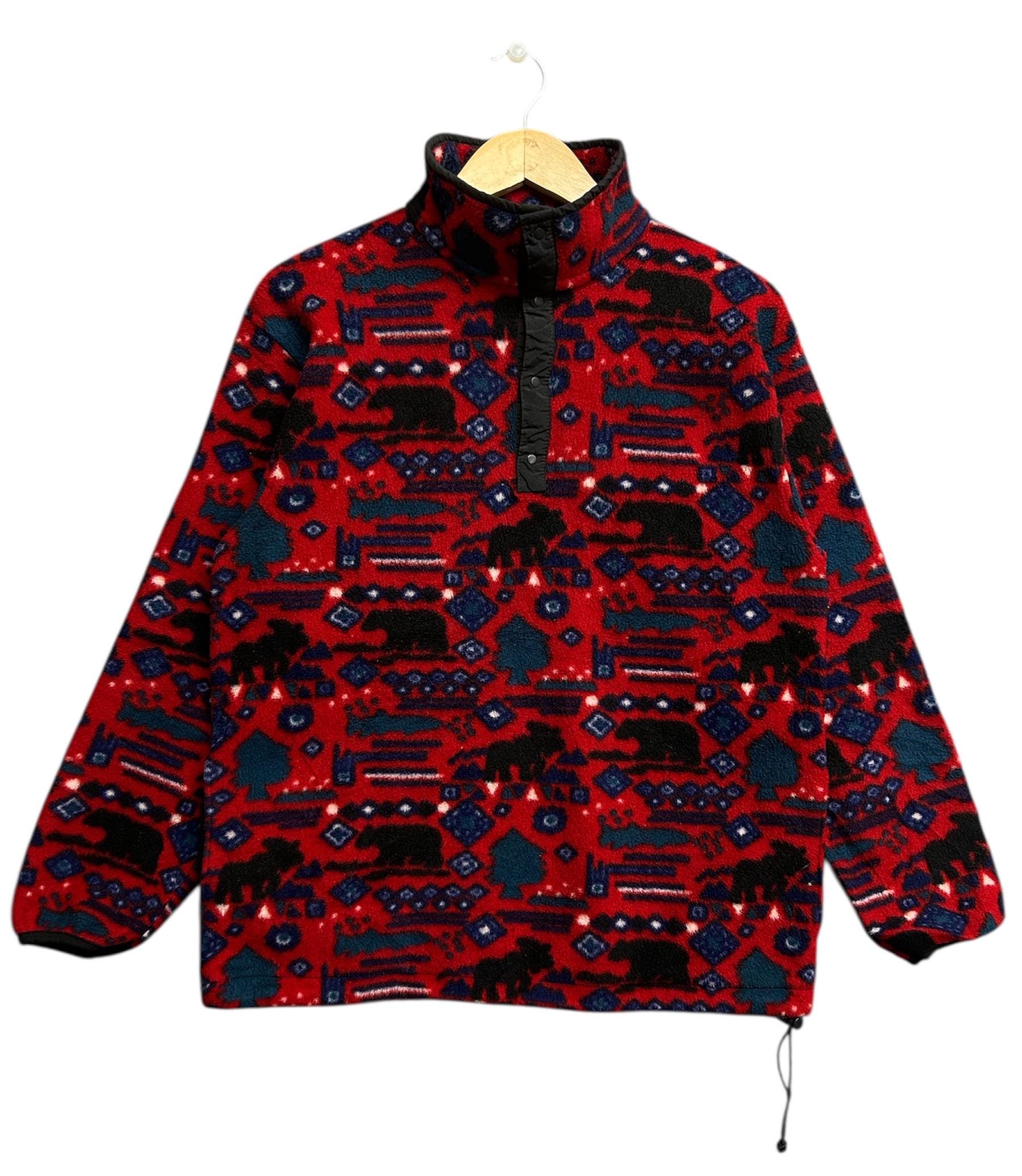 90s Ll Bean Fleece Pullover - Etsy