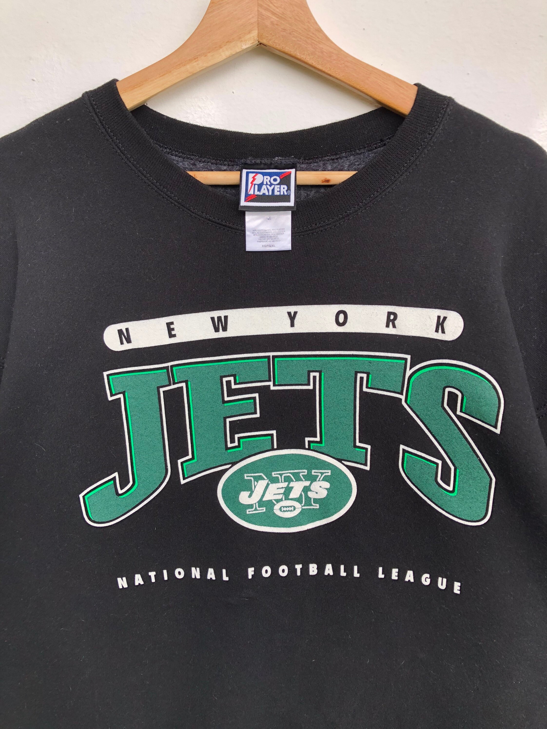 VINTAGE The New York Jets NFL Team Printed crewneck Etsy