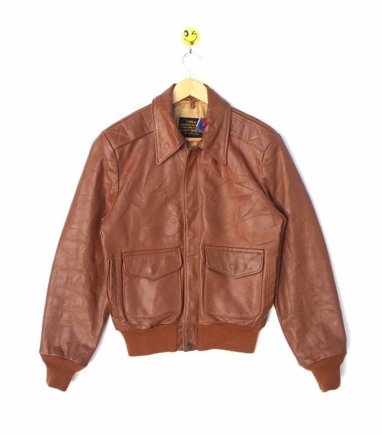 schott a2 leather jacket